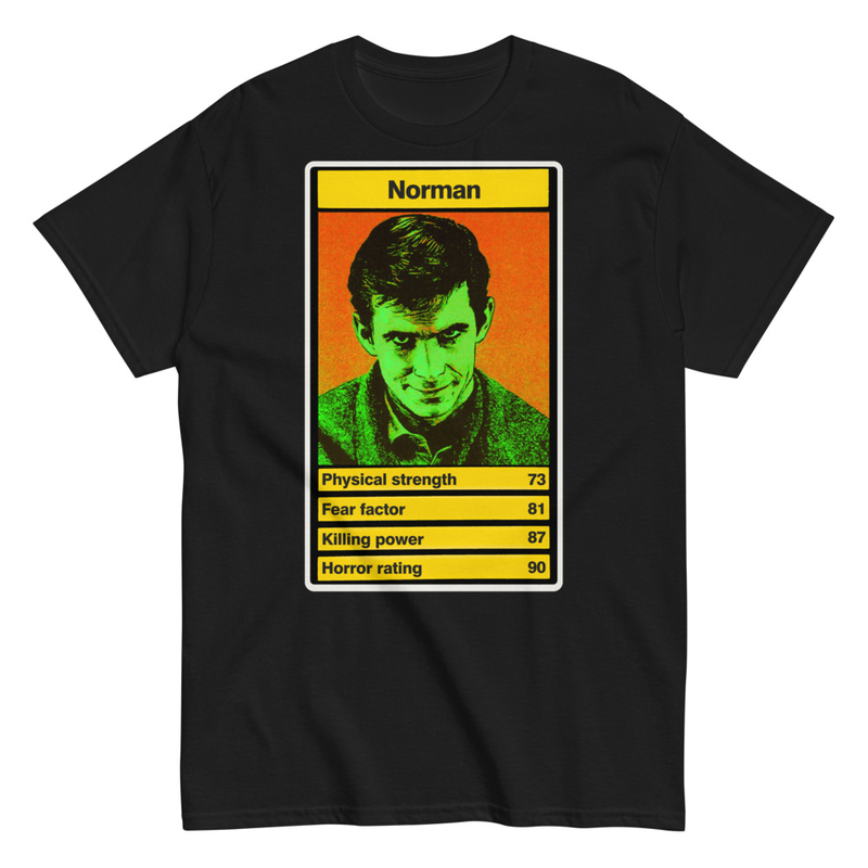 Norman Bates - Bates motel Psycho street top-trump battle Unisex classic tee