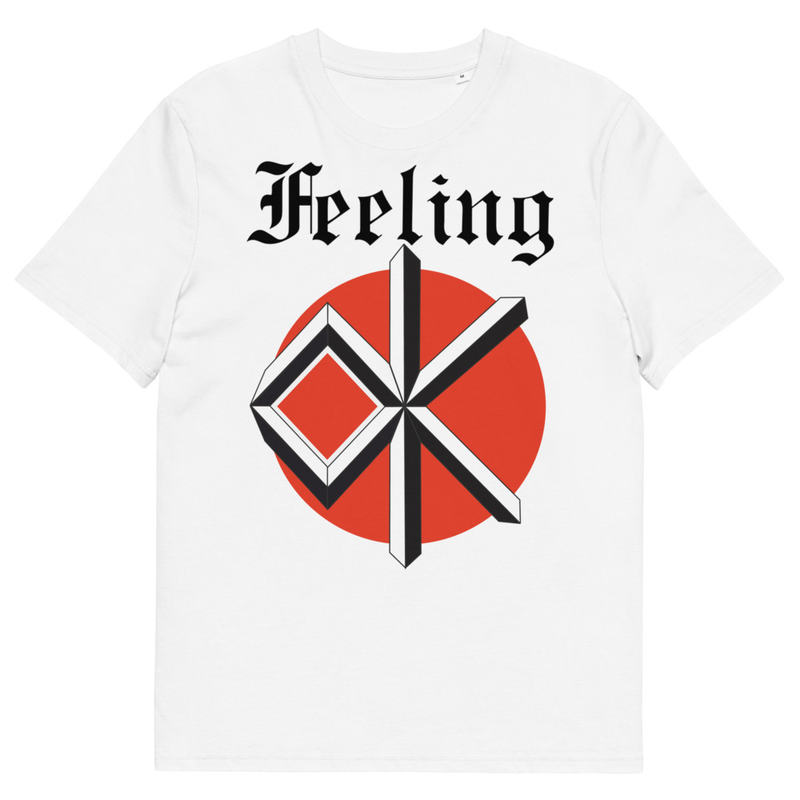 ORGANIC Positive messages DEAD KENNEDY fans! Unisex organic cotton t-shirt