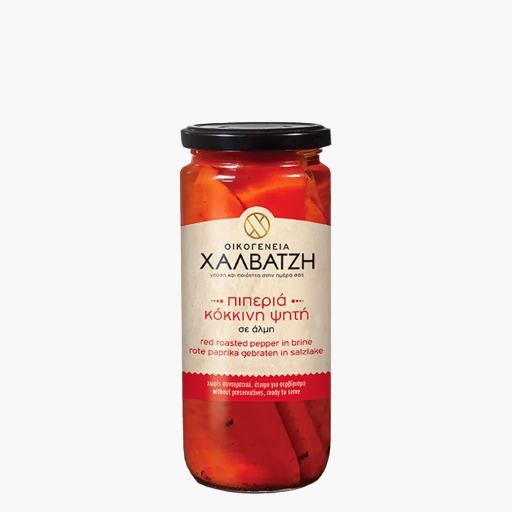 Rote Florina Paprika gebraten & eingelegt 450 g von Halvatzis Makedoniki