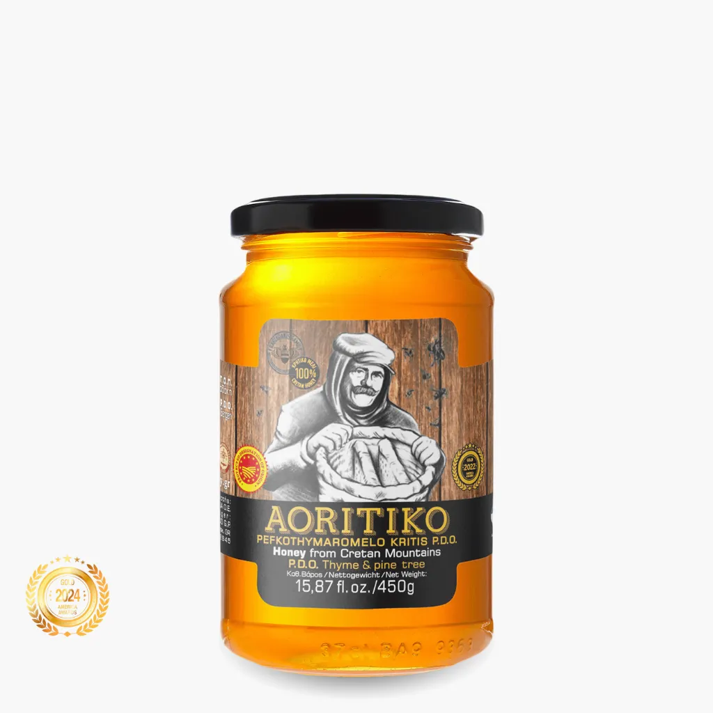 AORITIKO Thymian- & Pinienhonig 450 g