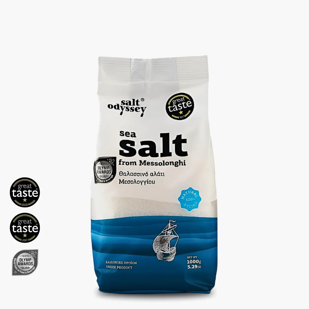 Salt Odyssey Feines Gourmet Meersalz aus Messolonghi 1kg