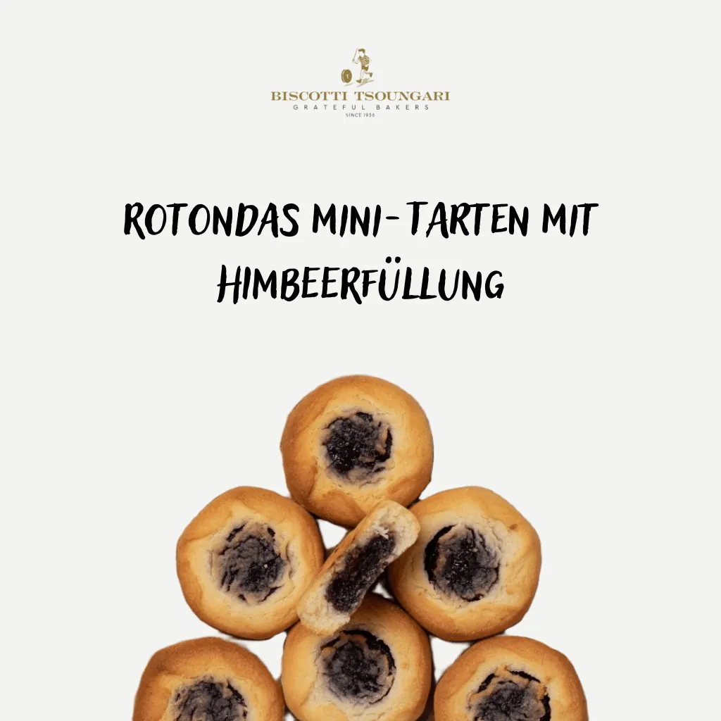 Rotondas Mini-Tarten mit Himbeermarmelade 210g