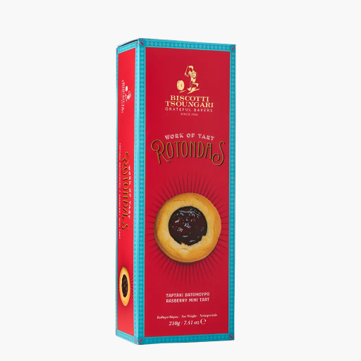 Rotondas Mini-Tarten mit Himbeermarmelade 210g