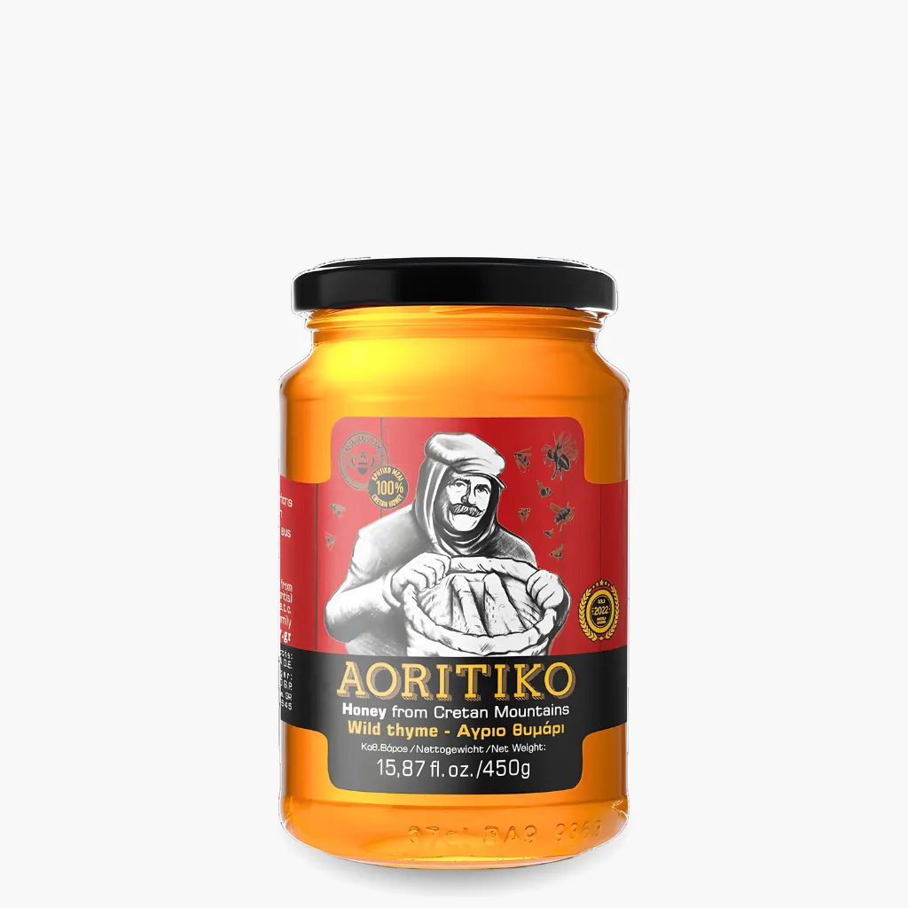 AORITIKO Thymianhonig aus Kreta 450 g