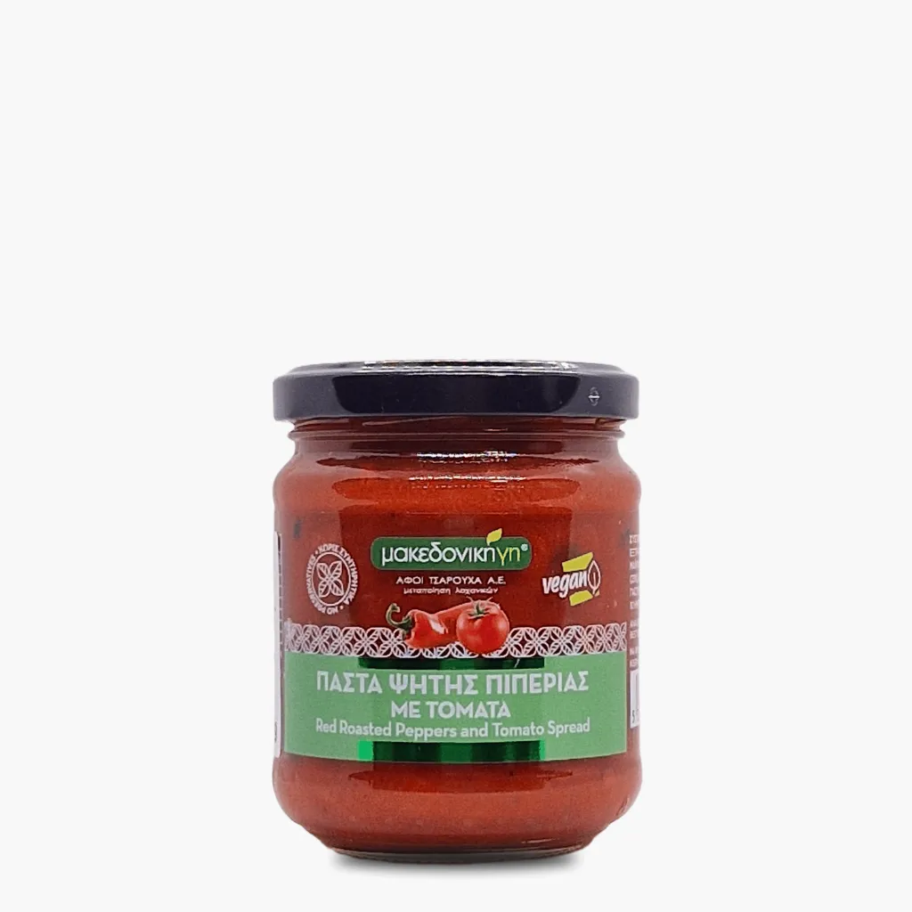 Gerösteter Paprika- & Tomaten-Aufstrich – Makedoniki Gi 200g