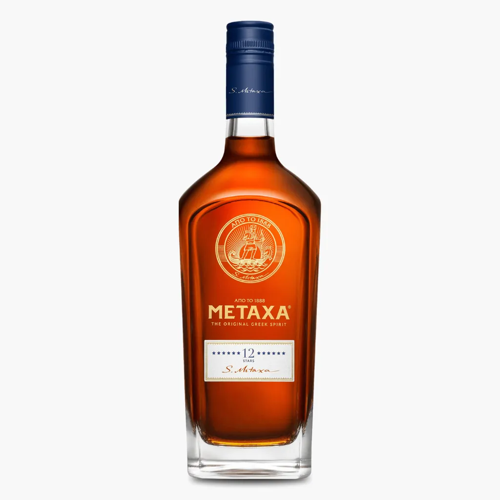 Metaxa 12 Sterne Brandy – Premium Spirituose aus Griechenland (40% Vol.) 0,7 Liter