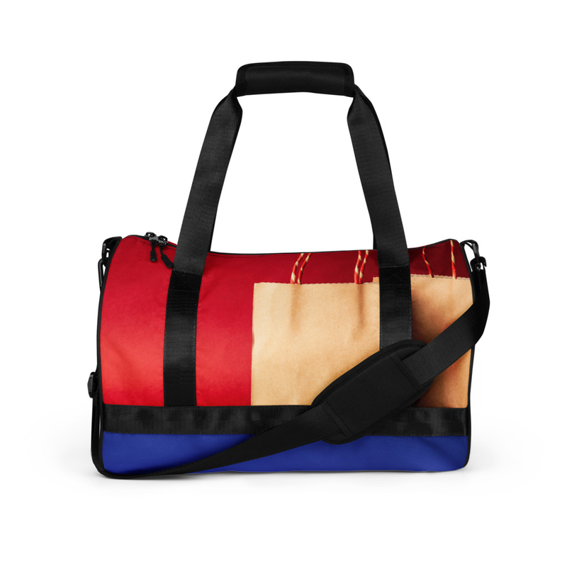 All-over print gym bag
