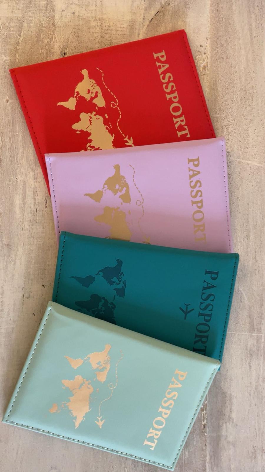 Protège passeport BLEU TURQUOISE