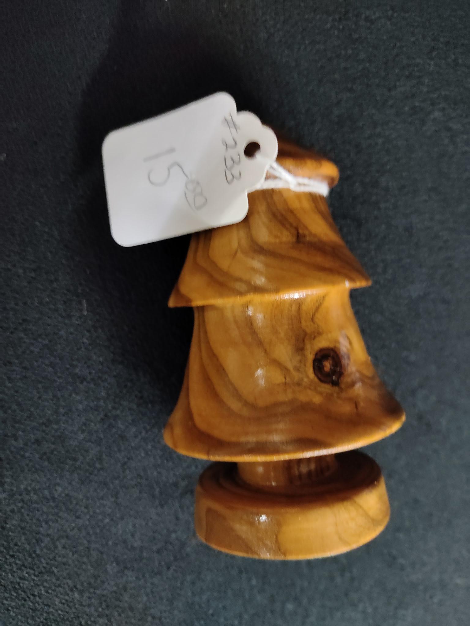 Handcrafted Wooden Christmas Shelf Ornament 