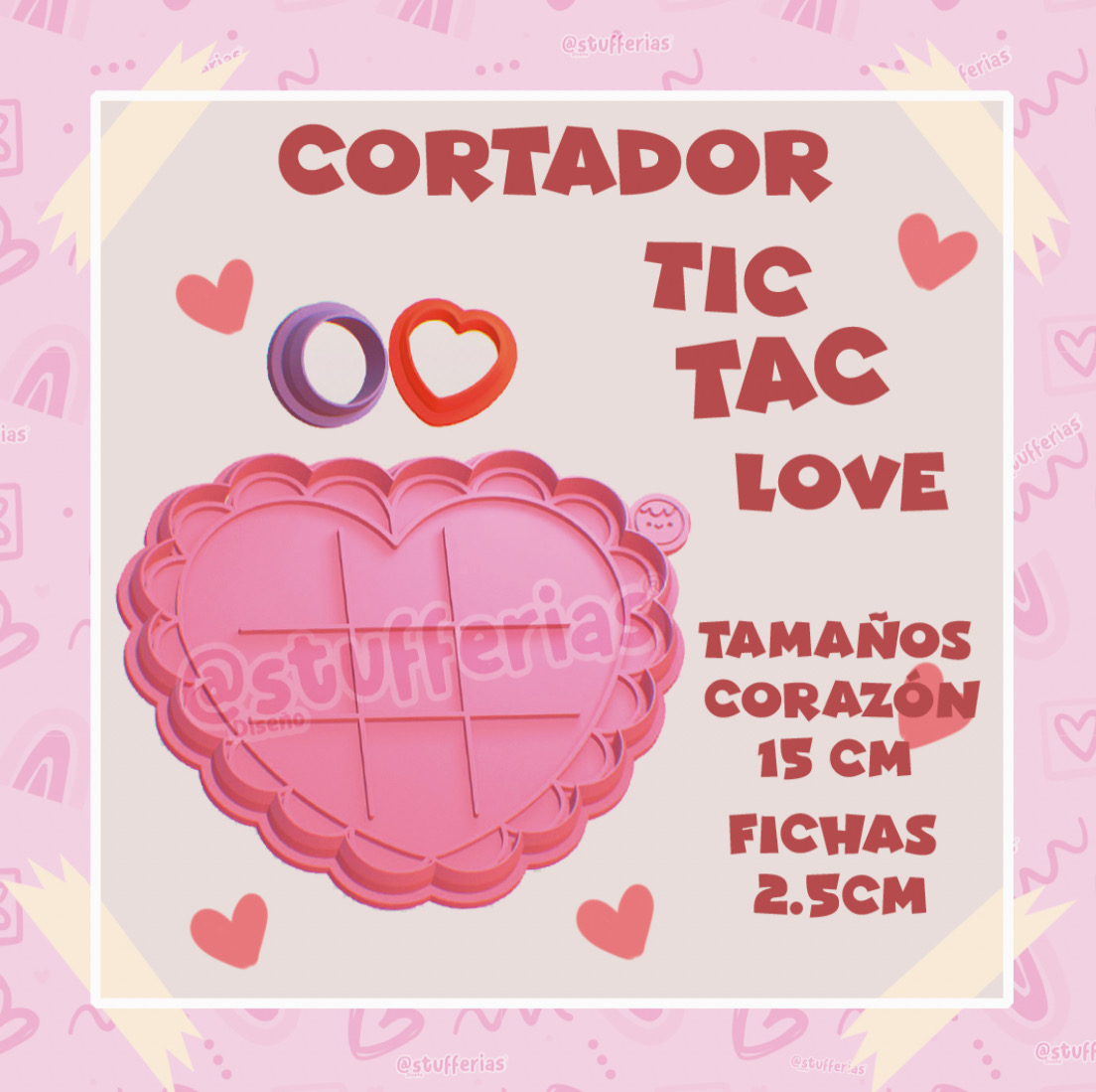 Cortador Tic Tac Love
