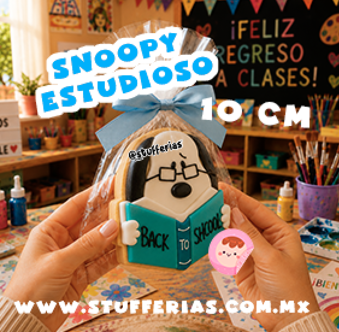 Cortador Snoopy Estudioso