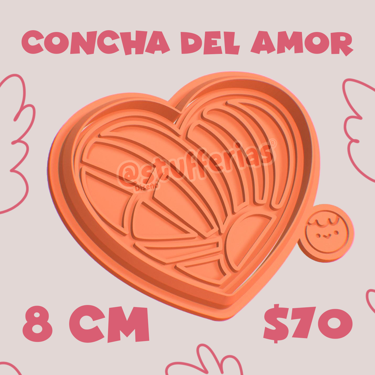 Cortador Concha del amor