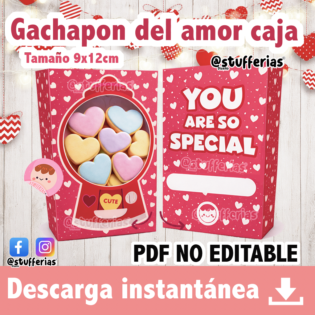 GACHAPON CAJA TABLOIDE