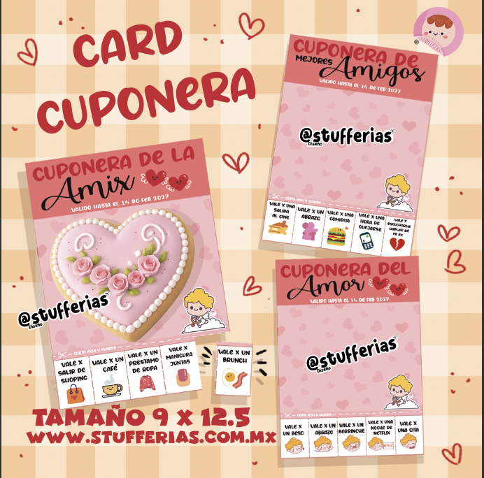 Paquete  cupido Carta 