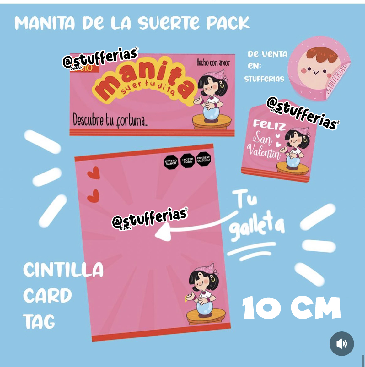 Manita de la Suerte Pack carta