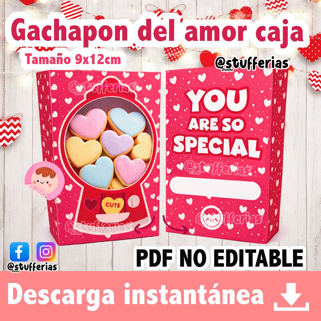 Gachapon del amor caja (Carta)