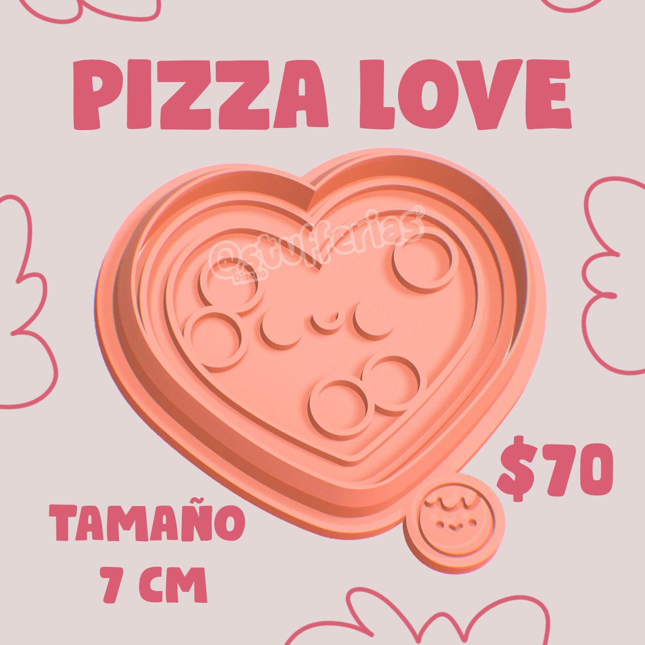 Cortador Pizza Love