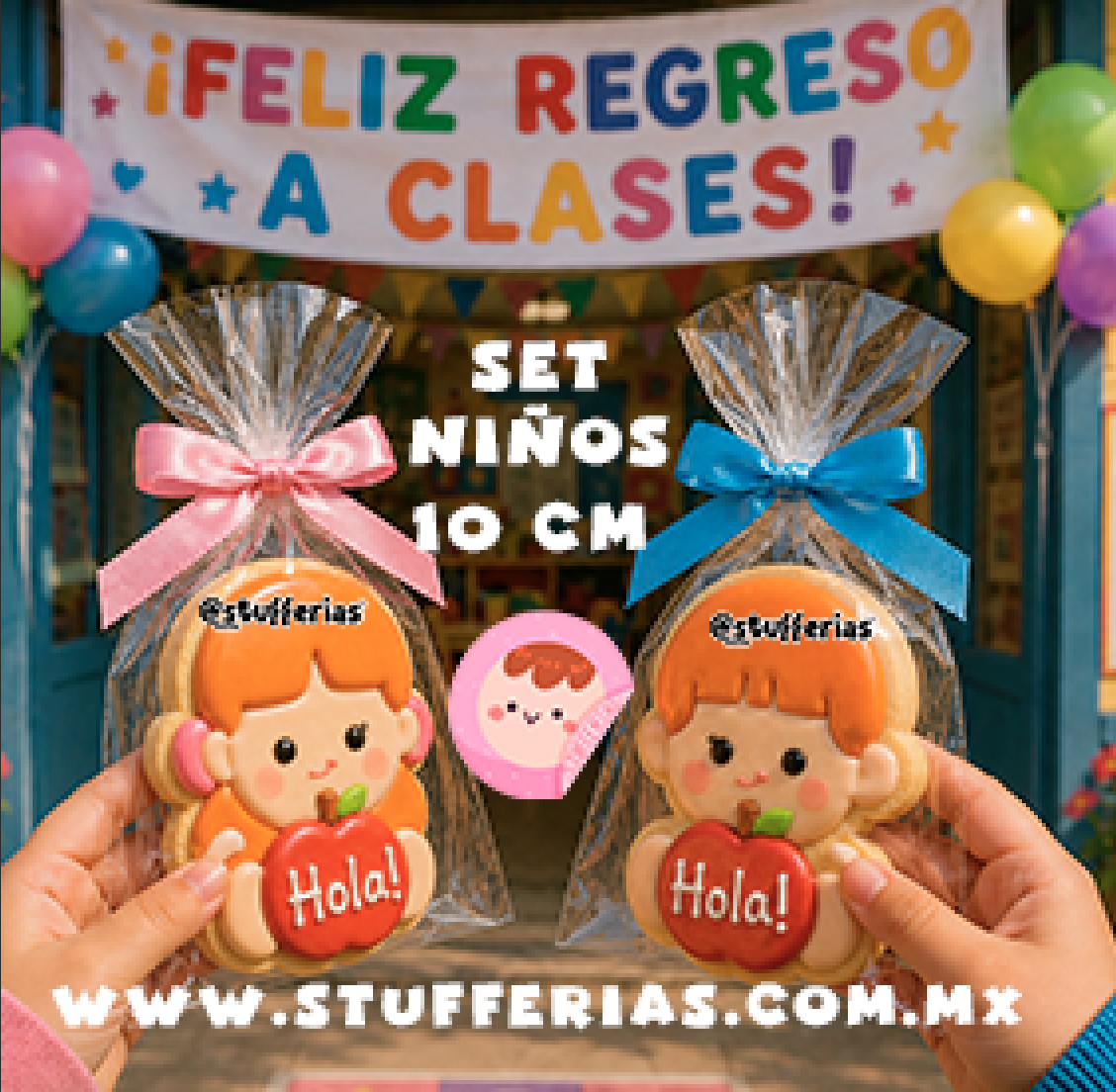 Set de cortadores Niños Regreso a Clases