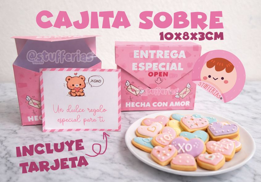 Cajita Sobre de Amor (Carta)