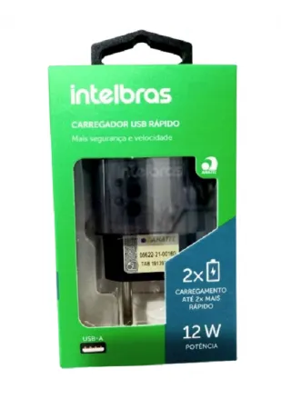 Carregador USB Rápido Intelbras