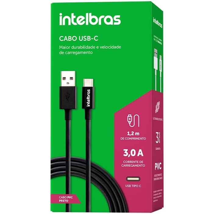 Cabo USB-C Intelbras
