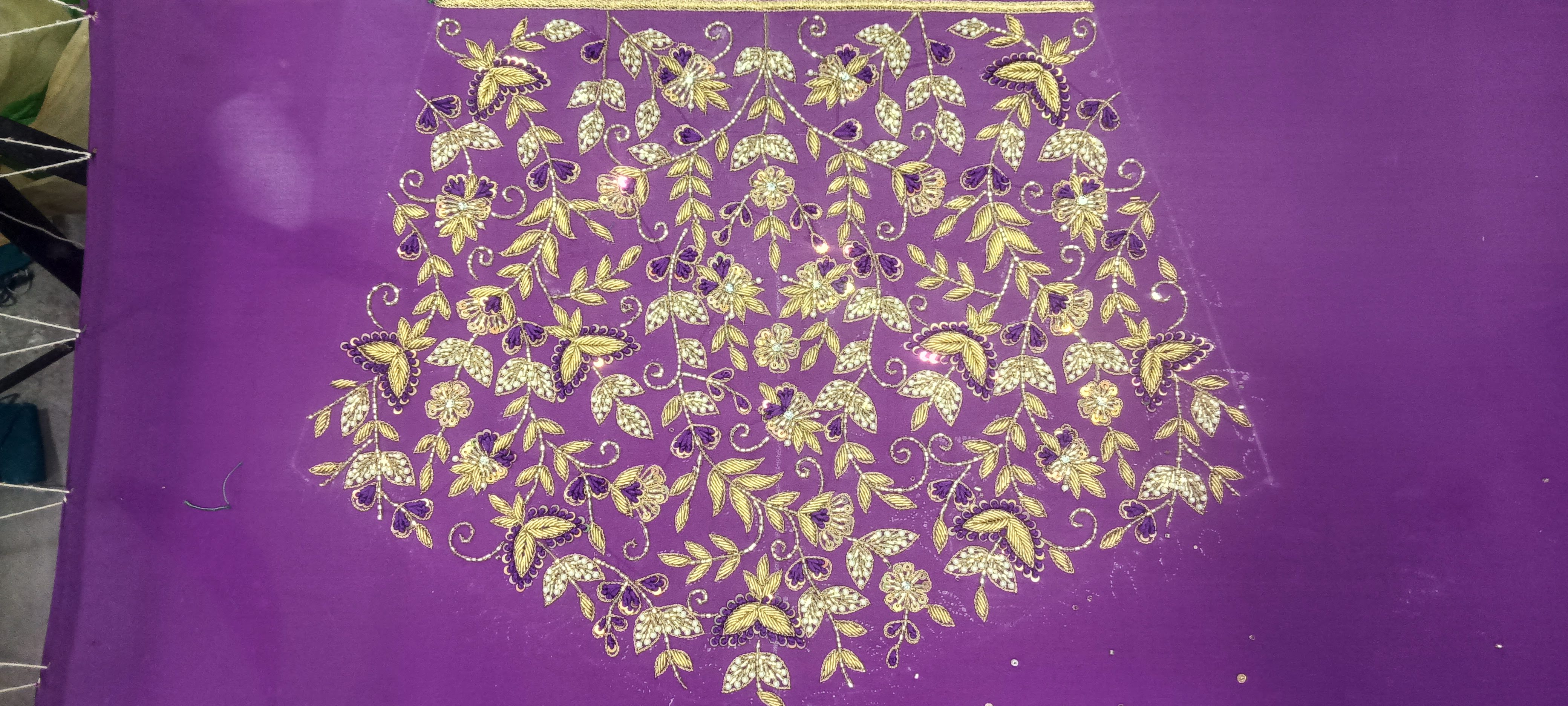 Blouse design customise handwork 