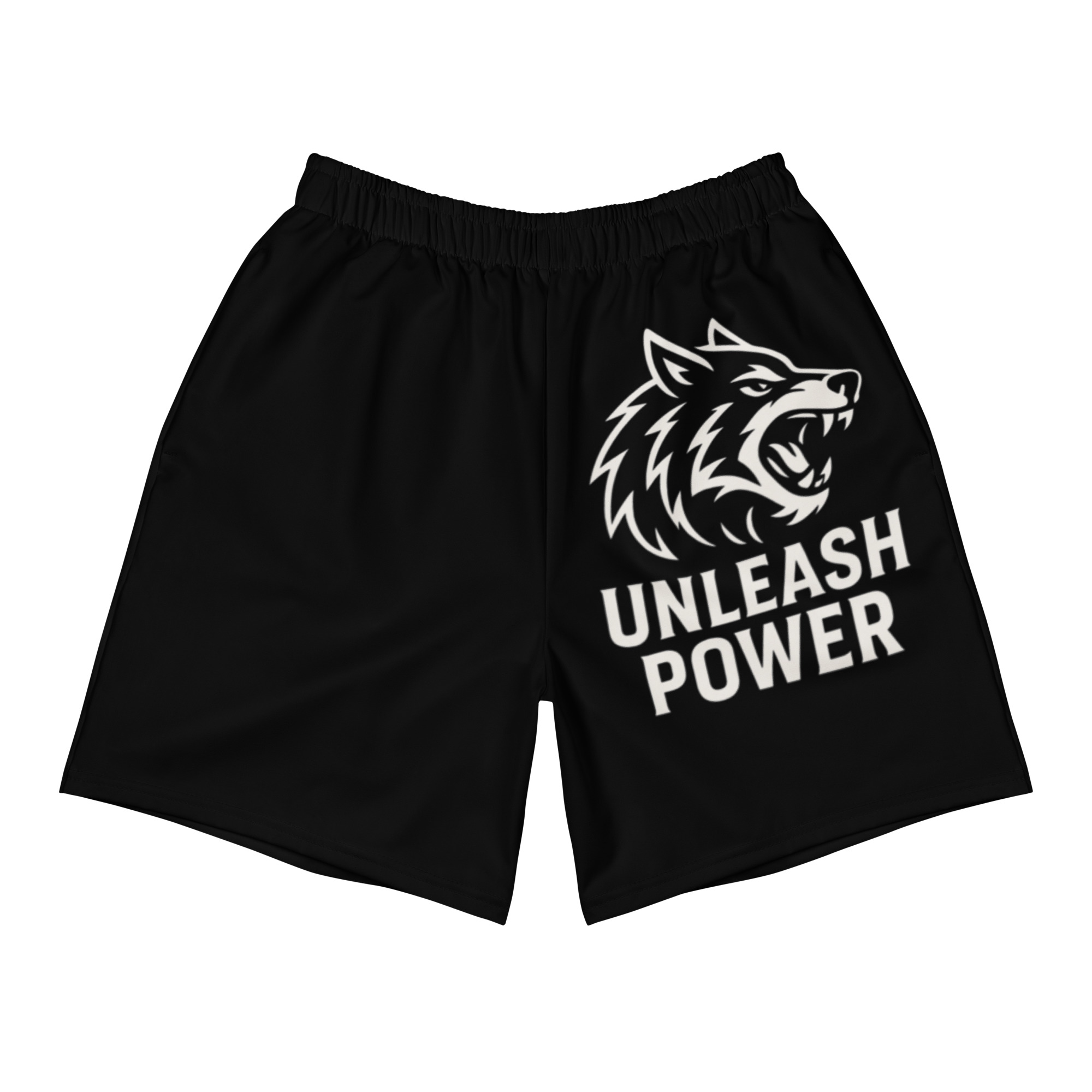 Unleash Power Athletic Long Shorts - Black Color