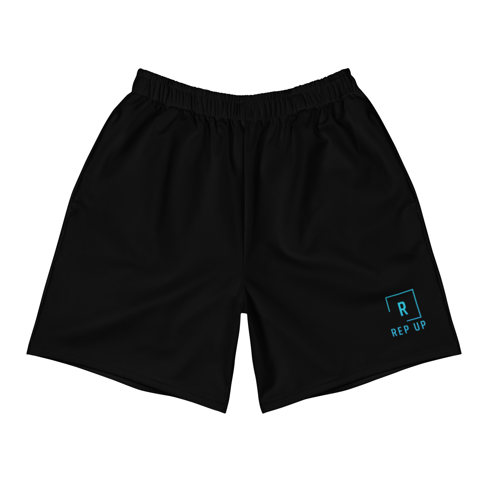 Rep Up Athletic Long Shorts - Black Color