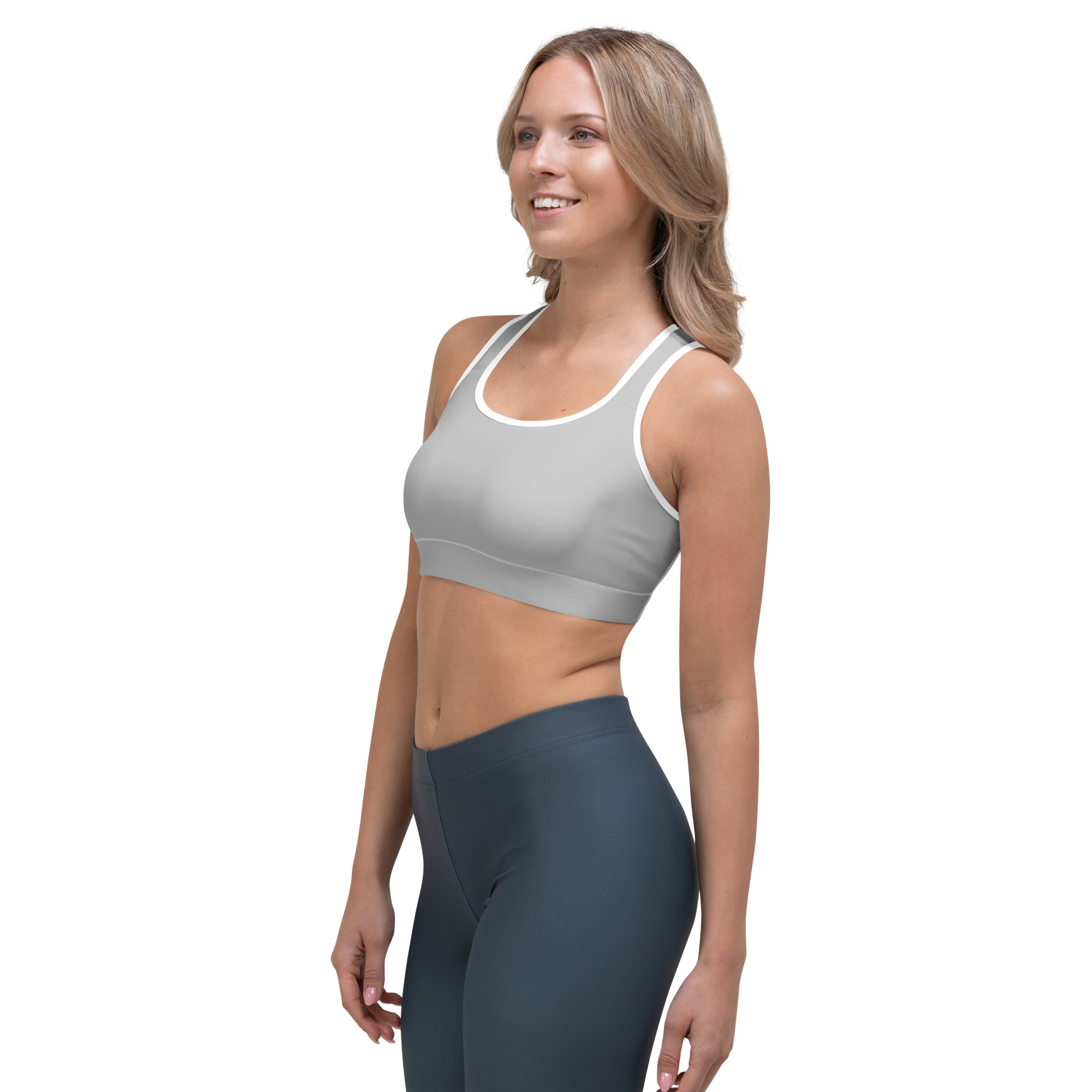 Rep Up Sports Bra - Grey Color