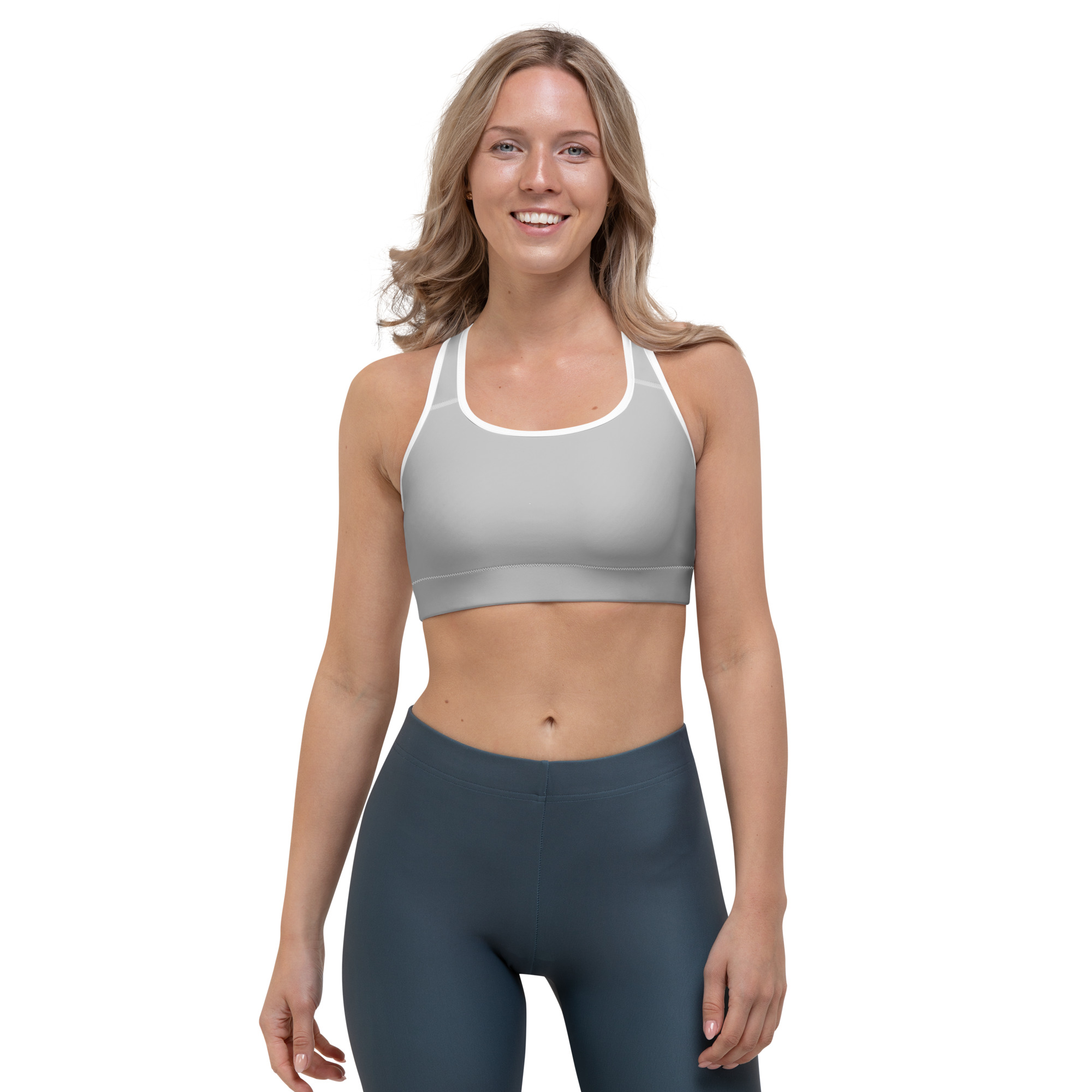 Rep Up Sports Bra - Grey Color