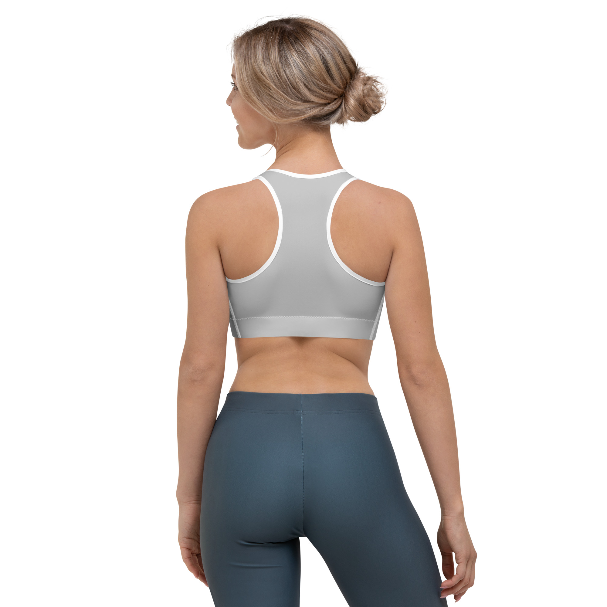 Rep Up Sports Bra - Grey Color