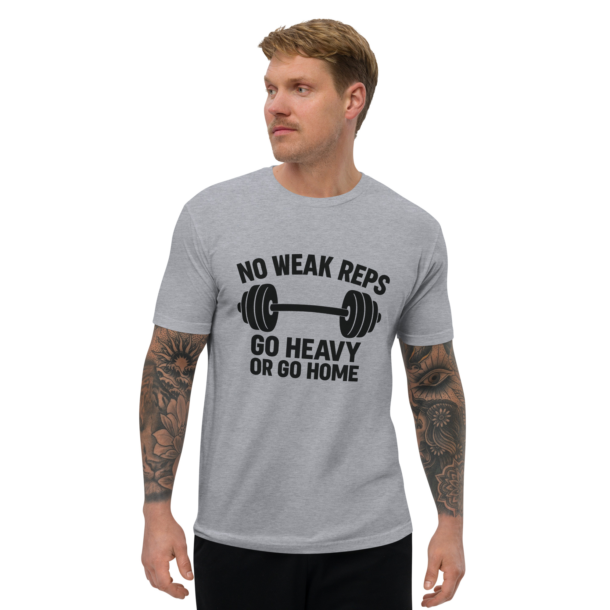 No Weak Reps Fitted T-Shirt
