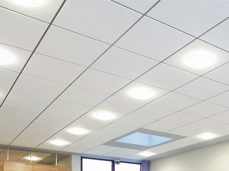 Forros modulares termoacústico