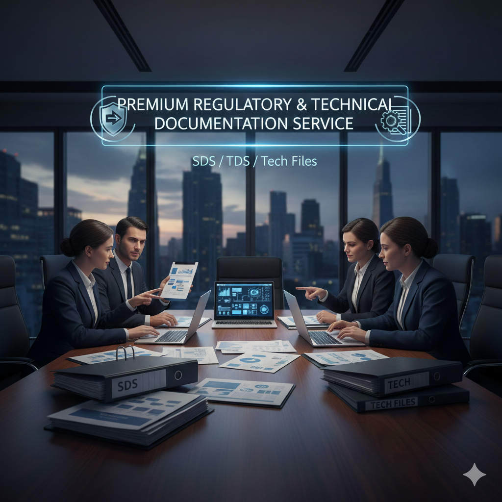 Premium Regulatory & Technical Documentation Service (SDS / TDS / Tech Files)