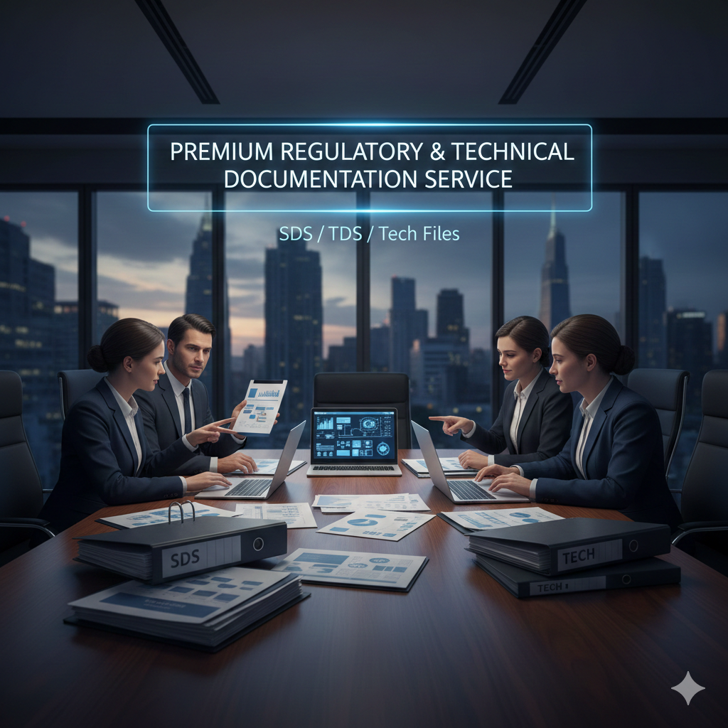 Premium Regulatory & Technical Documentation Service (SDS / TDS / Tech Files)