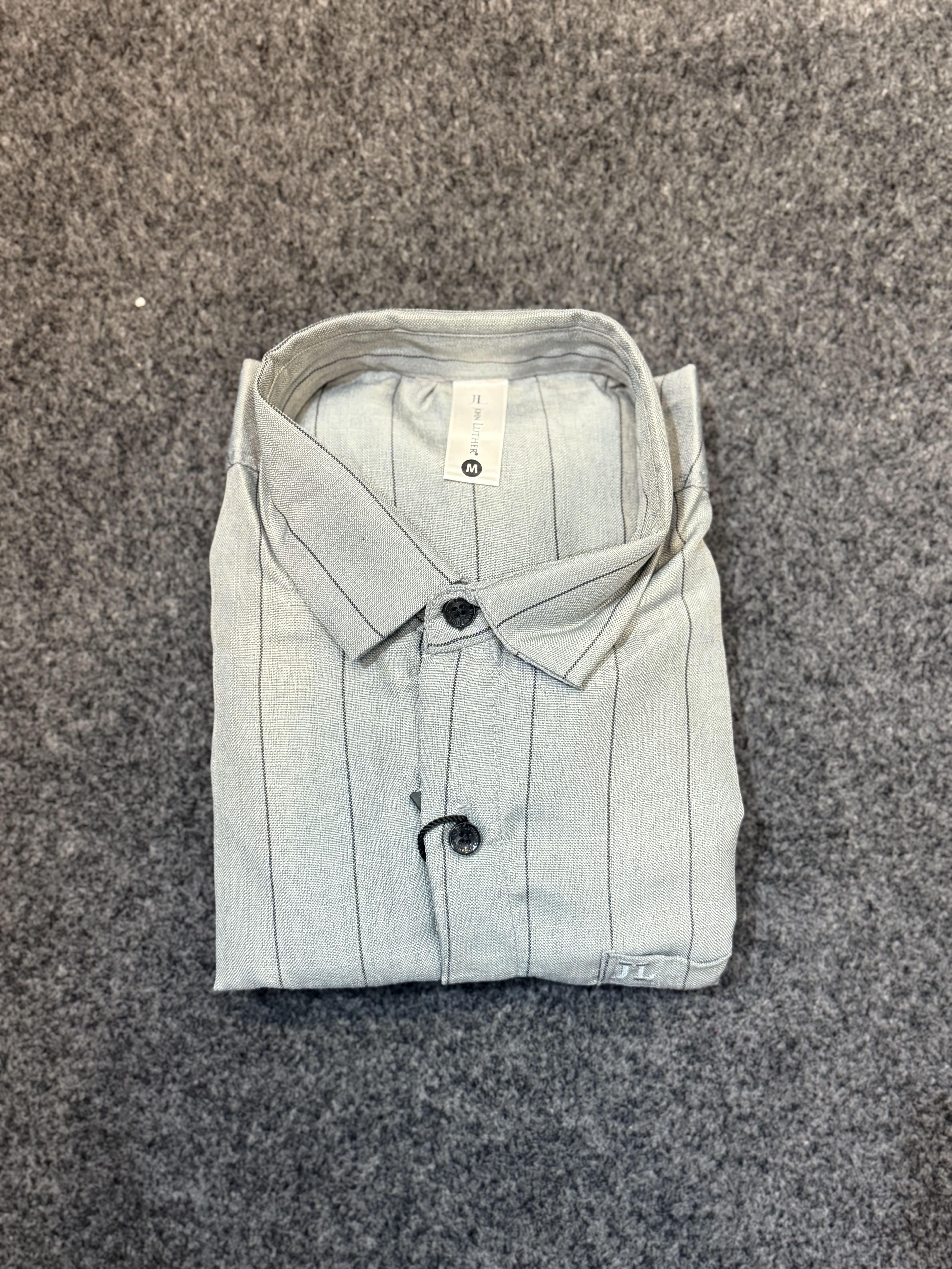 Light Grey Striped Shirt