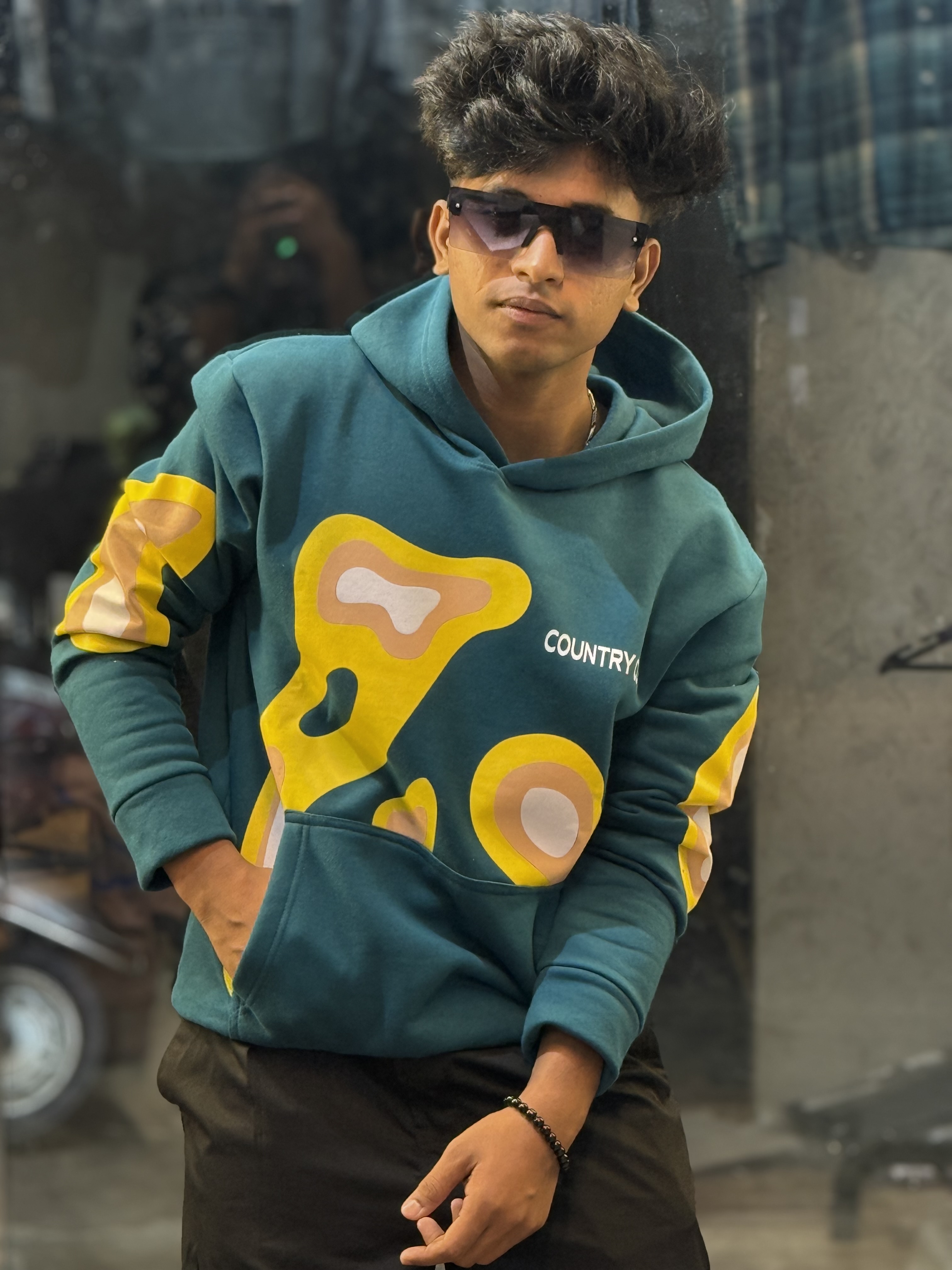 Stylish Printed Hoodie