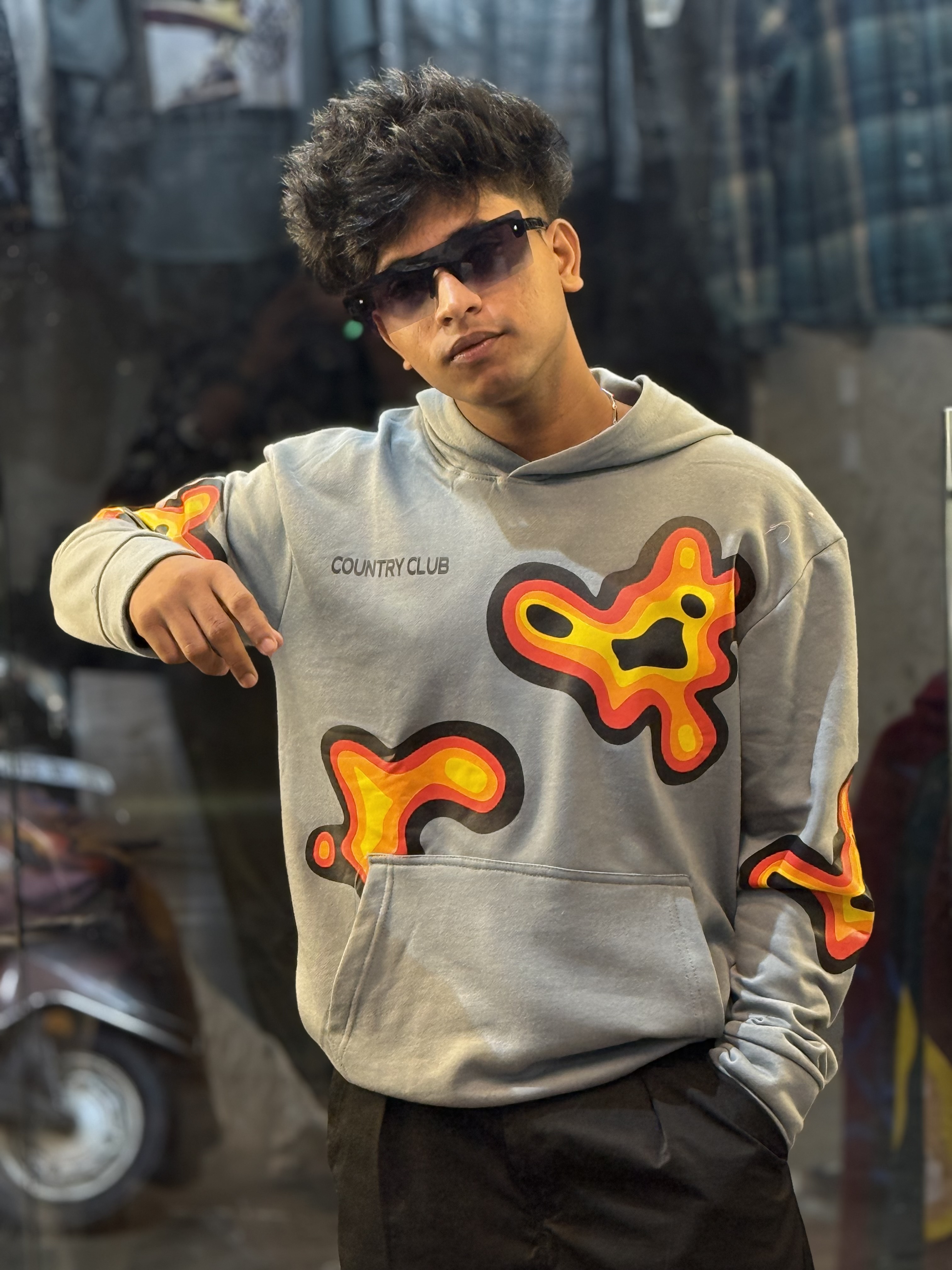 Country Club Graphic Hoodie