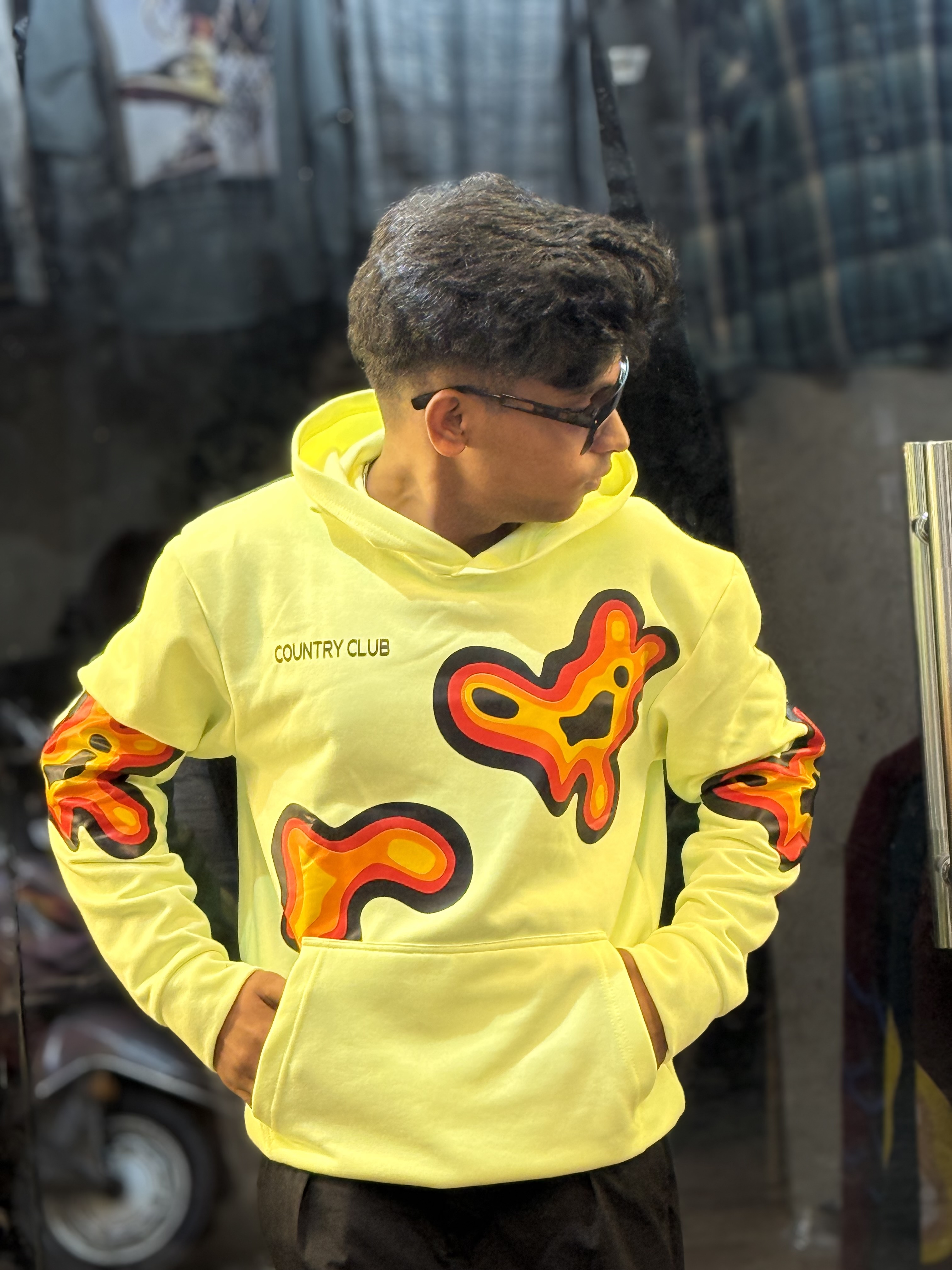 Yellow Country Club Hoodie