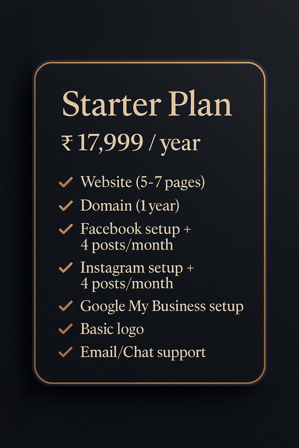 Starter Plan
