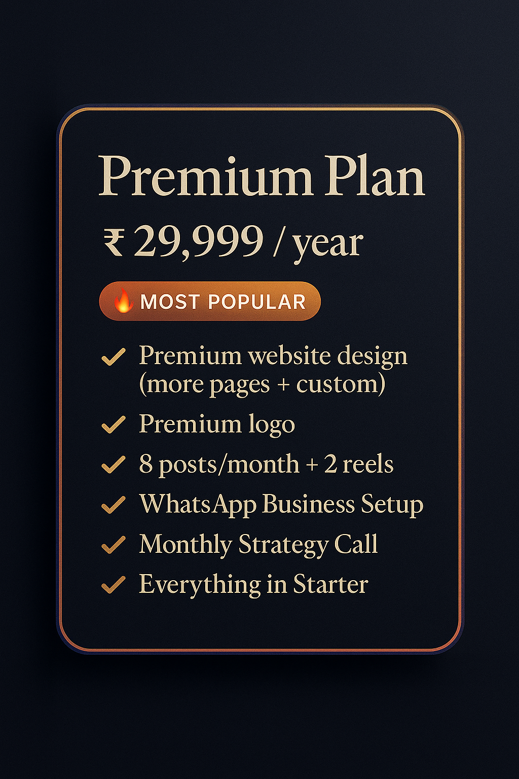 Premium Plan