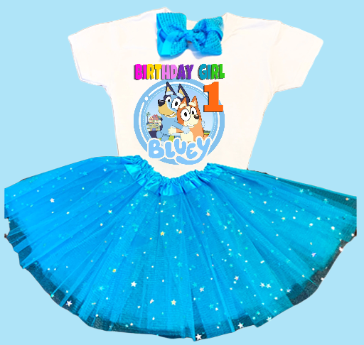 Bluey Birthday Girl Outfit