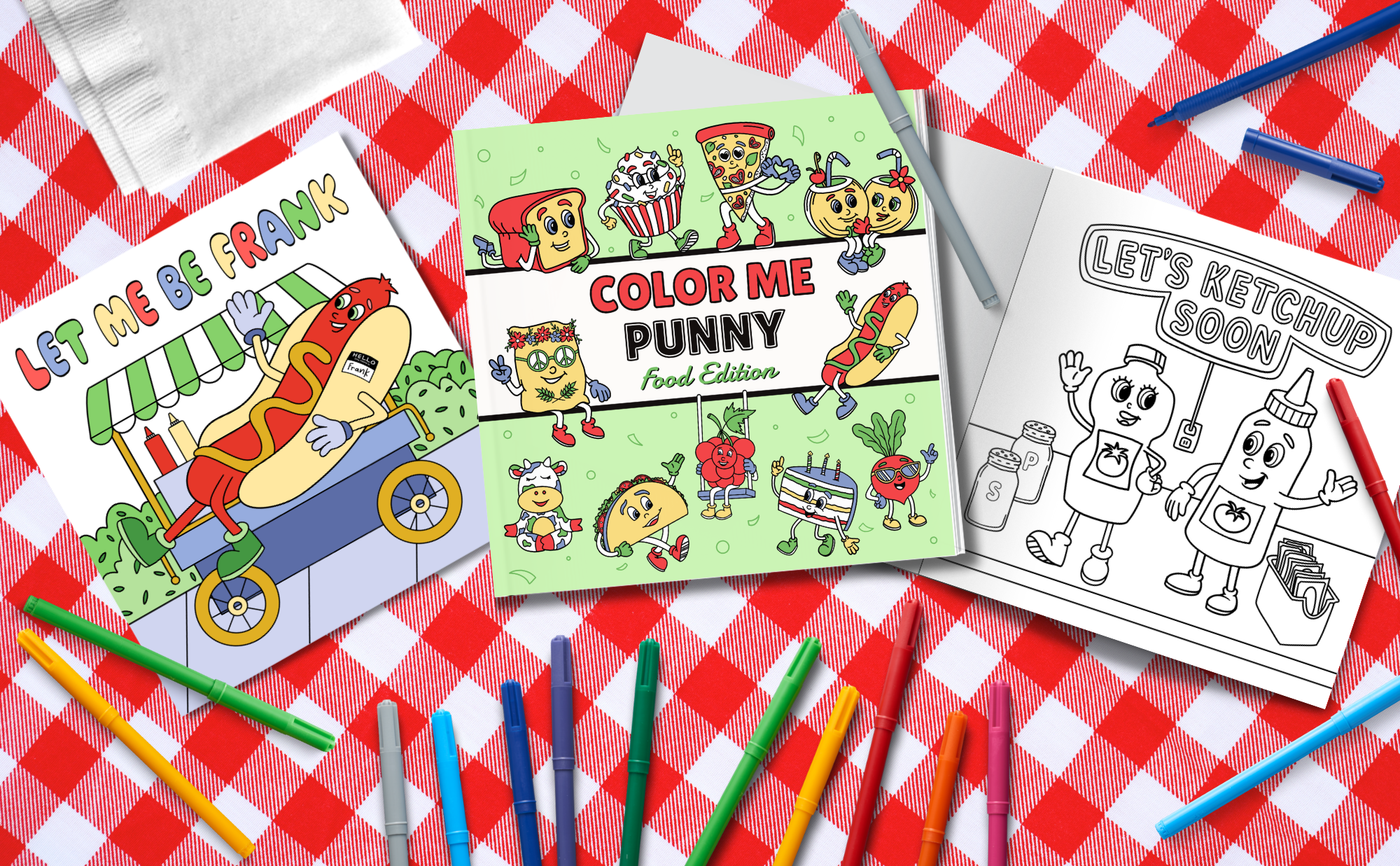 Color Me Punny - Food Edition