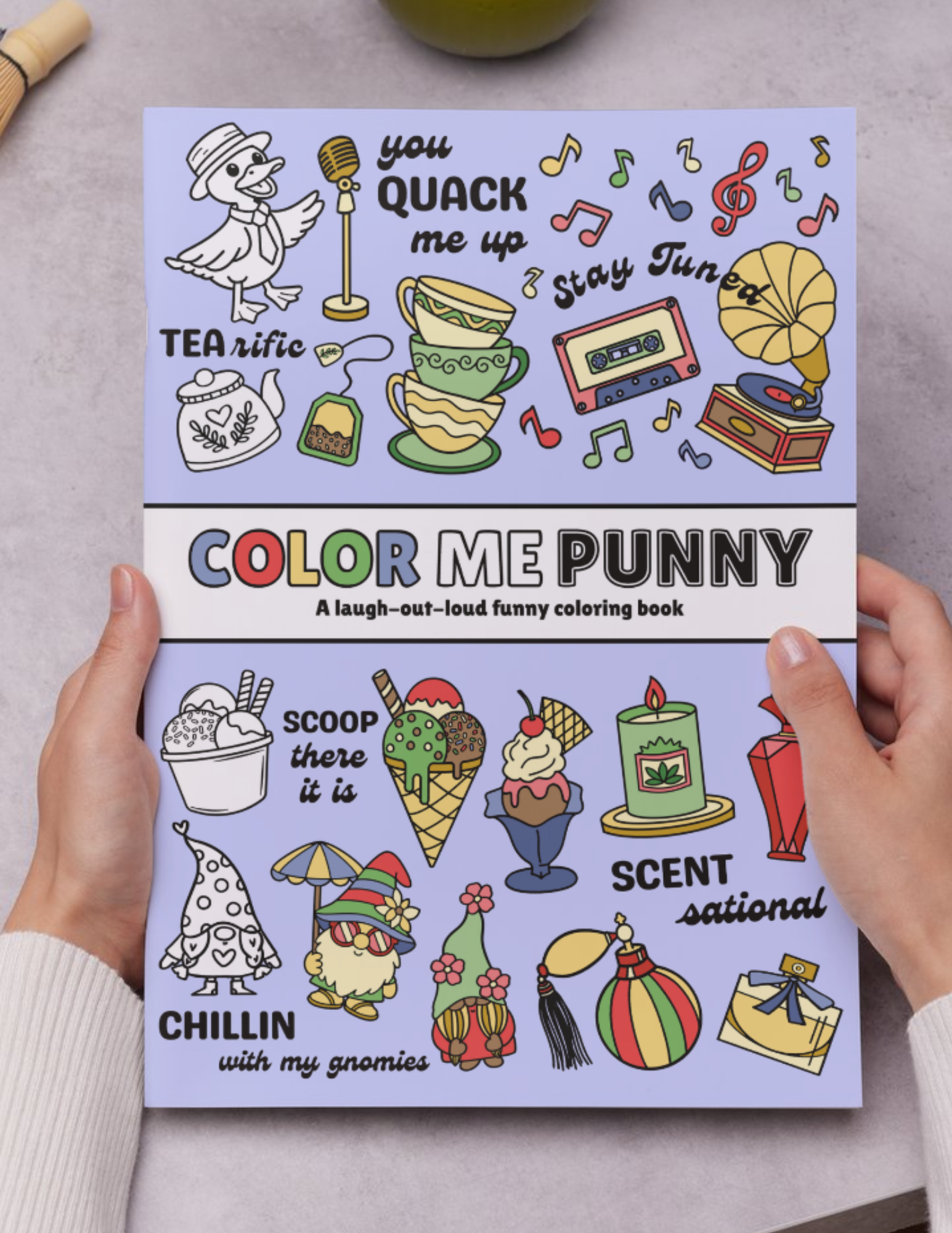 Color Me Punny Coloring Book