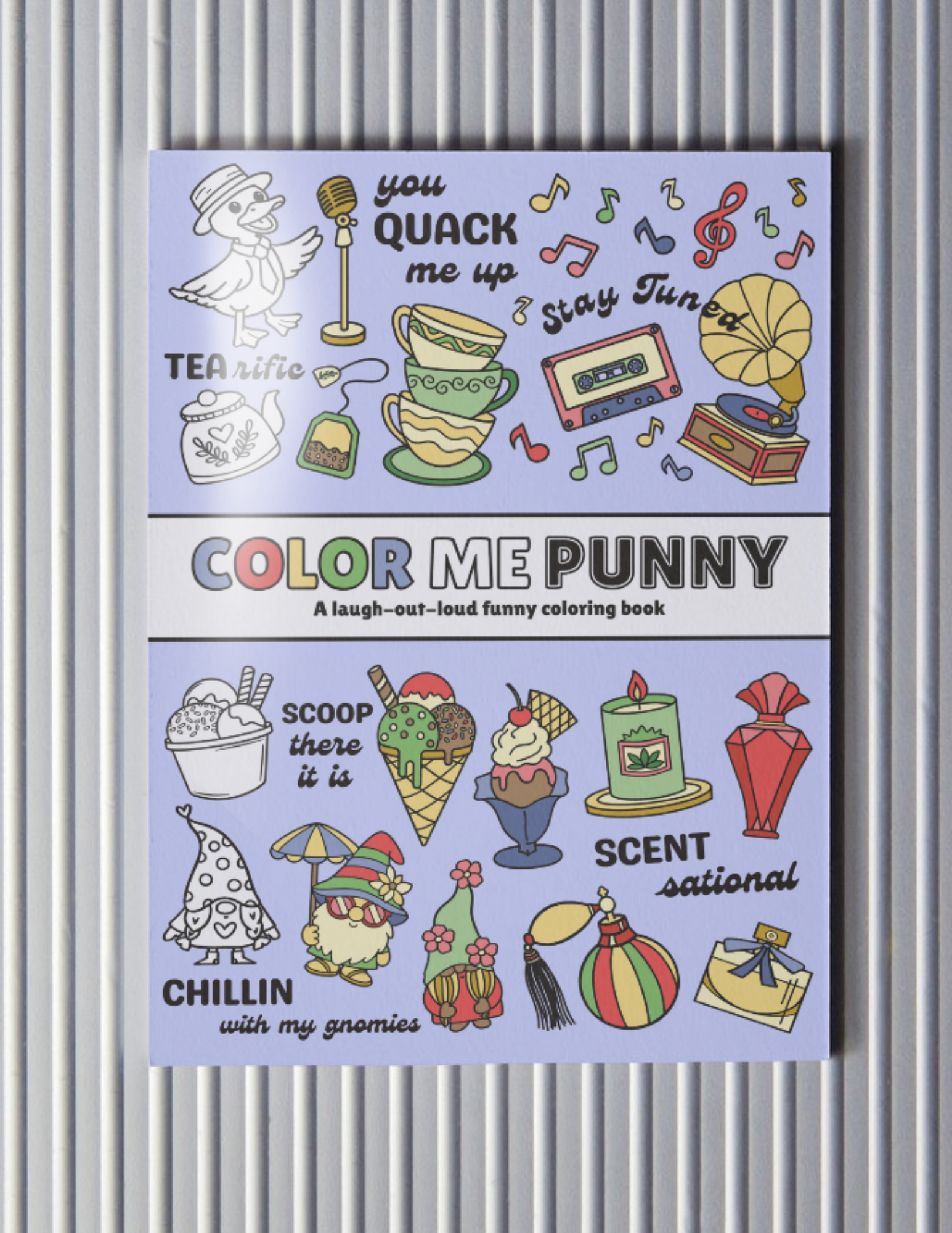 Color Me Punny Coloring Book