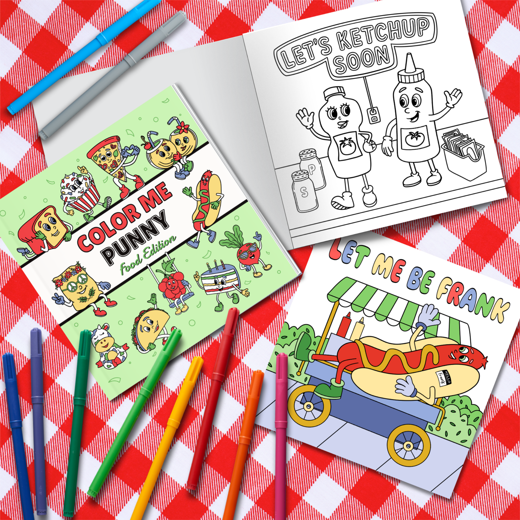 Color Me Punny - Food Edition