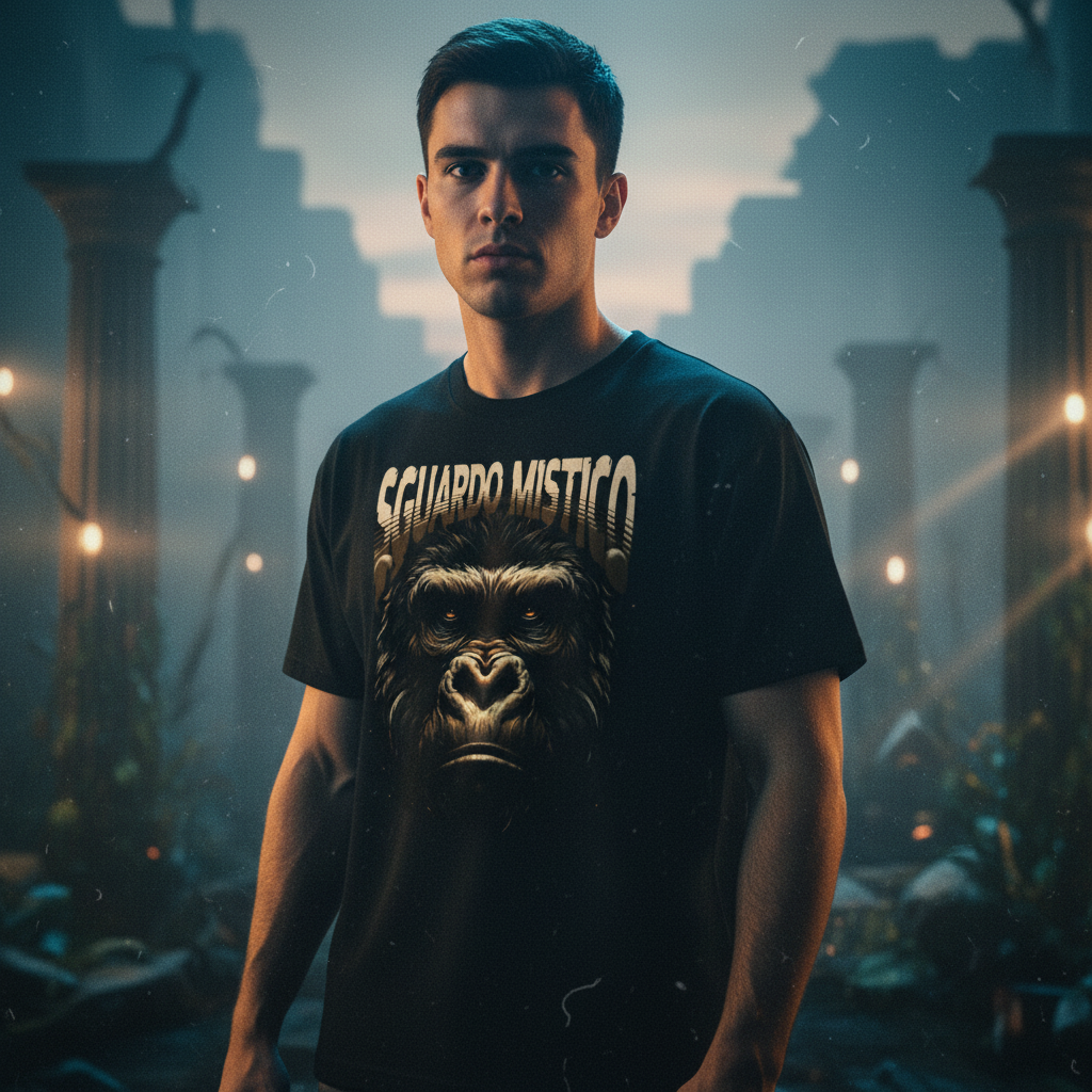 T-Shirt Unisex Scimmia Mistica – Energia Primordiale