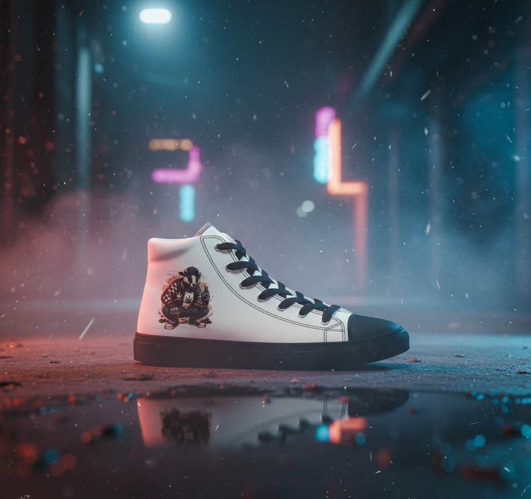 Urban Panda High Top – Sneakers Street Art Edizione Limitata