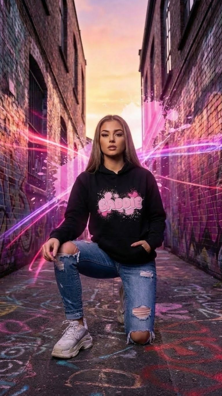 Baddie Graphic Hoodie