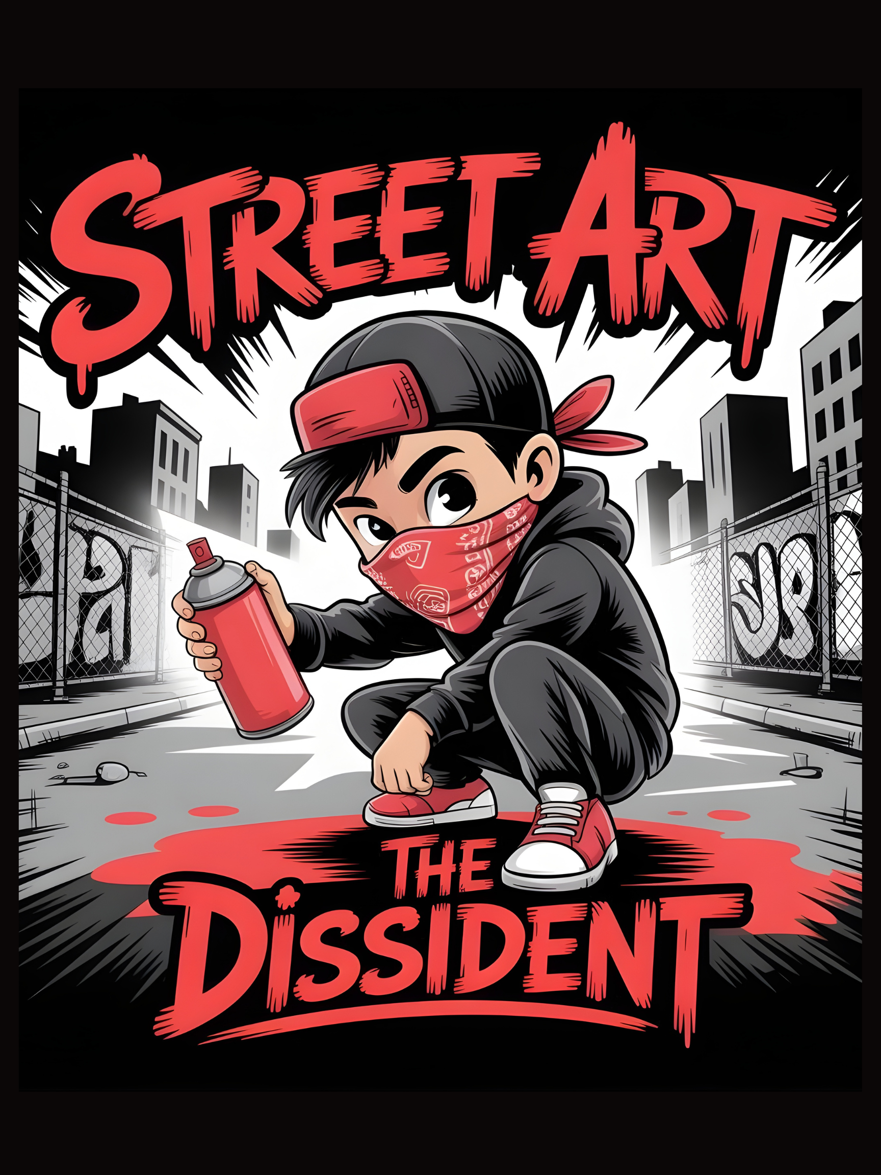 Street Art Poster – The Dissident | Design Creativo Urbano